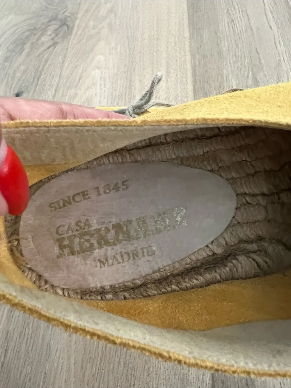 Yellow Lace-Up Espadrille Sneakers - Casa Hernanz, Madrid